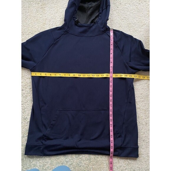 UNRL Crossover II Hoodie Men's L Blue Navy Pullover Stretch Performance Fleece - Picture 5 of 8